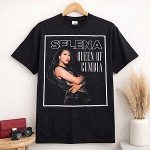 Queen of Cumbia Graphic Tee | Latina Music Legend Portrait T-Shirt